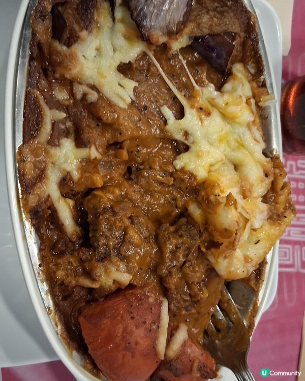 大家樂新焗飯系列:芝士黑椒汁雙牛焗飯。嫰滑牛面珠+紐西蘭牛扒