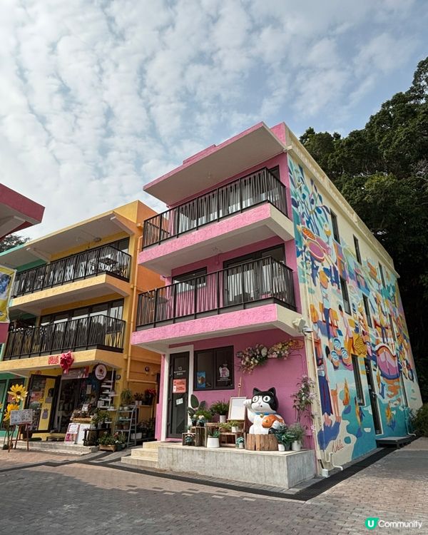 馬灣1868彩色屋、文青工作坊、沙灘與青馬大橋夜景 