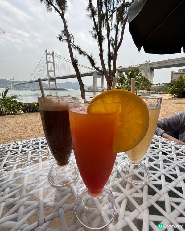 馬灣1868彩色屋、文青工作坊、沙灘與青馬大橋夜景 