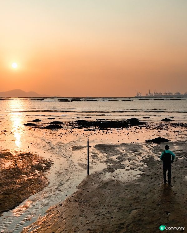 下白泥唯美日落🌅