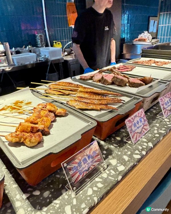 荃灣•生猛海鮮和牛套餐 海鮮和牛串燒樣樣齊