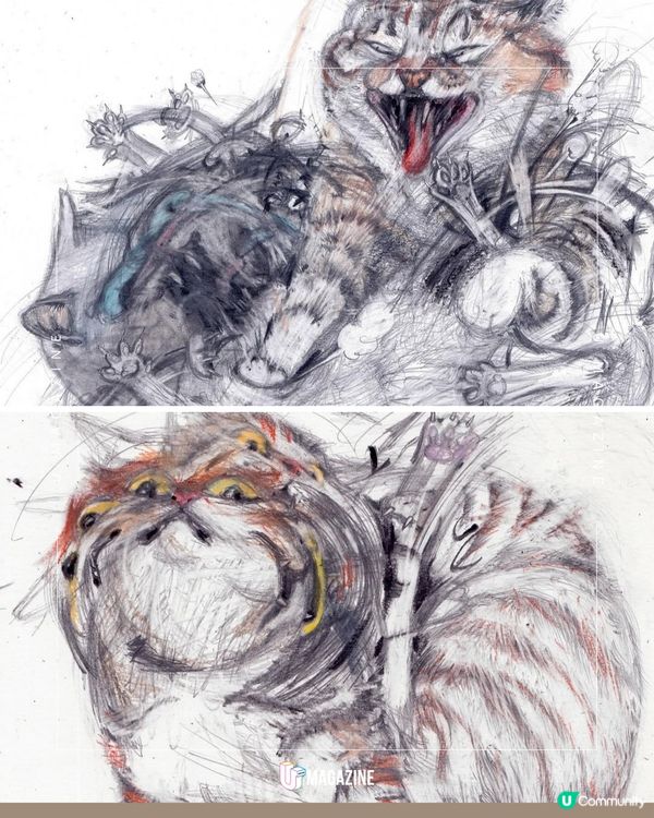 法國藝術家 Léo Forest 的「貓式崩潰」學                                    