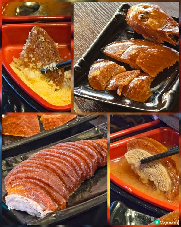 維港日落景緻下的烤鴨三食