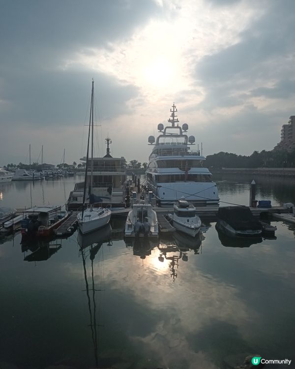 金色海岸☕️帆影🌟日落📸