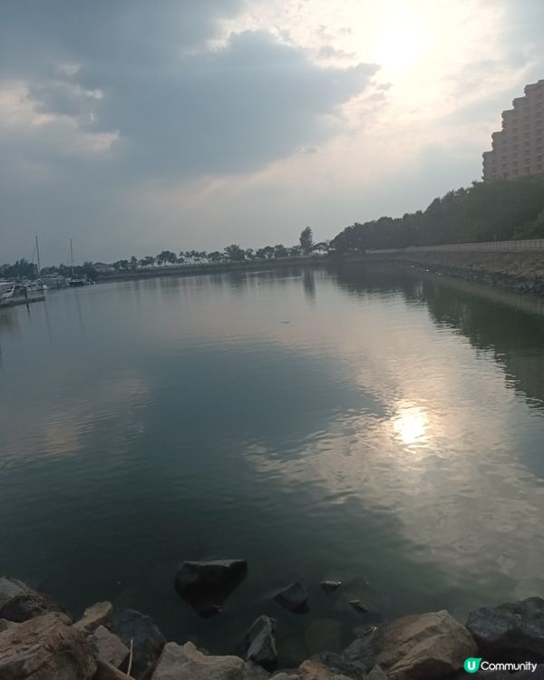 金色海岸☕️帆影🌟日落📸