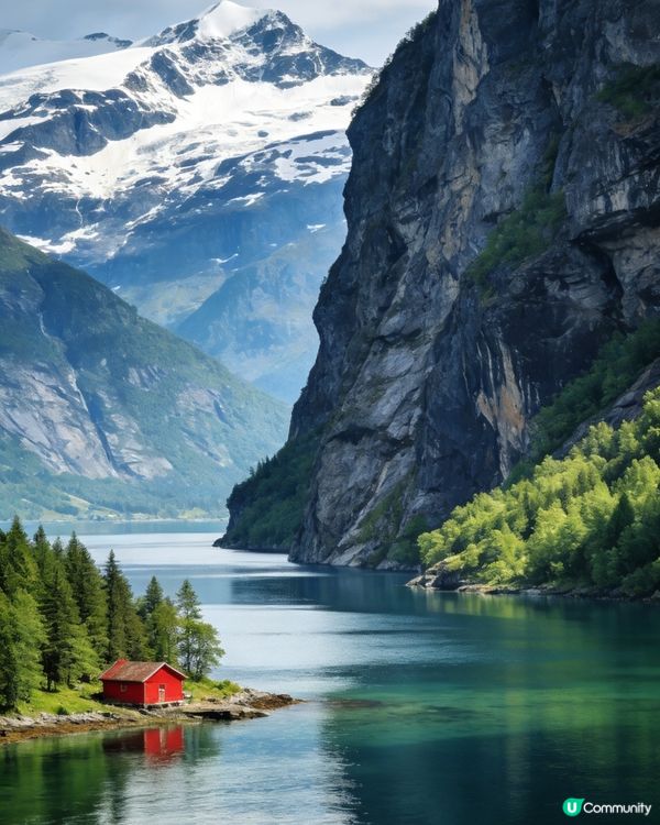 隱世挪威田園風光！🏞️🌸