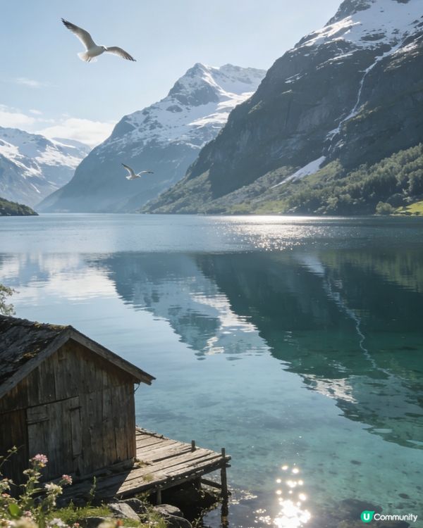隱世挪威田園風光！🏞️🌸