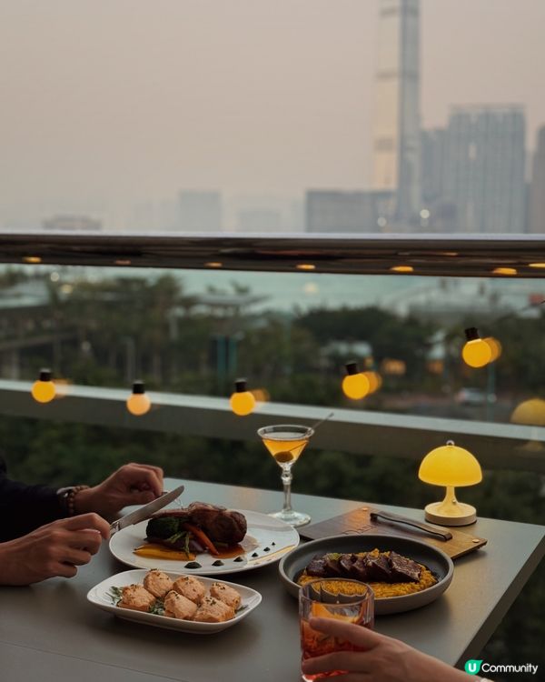 中環ifc隱世海景歐陸餐廳 $38起小食/帶子意粉/和牛                                    