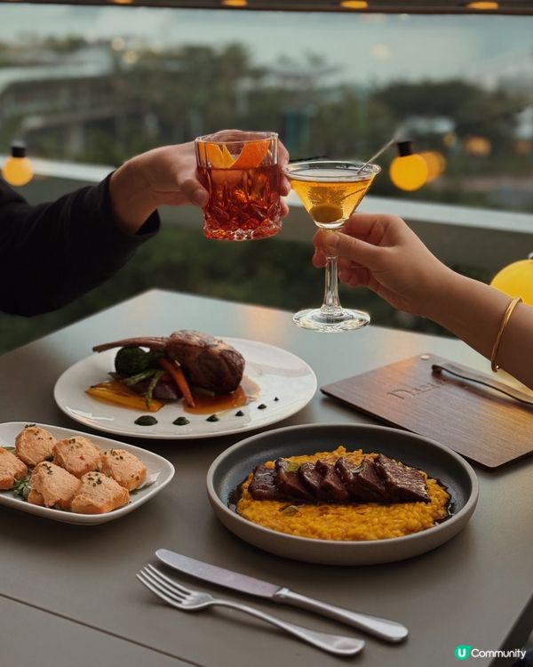 中環ifc隱世海景歐陸餐廳 $38起小食/帶子意粉/和牛                                    