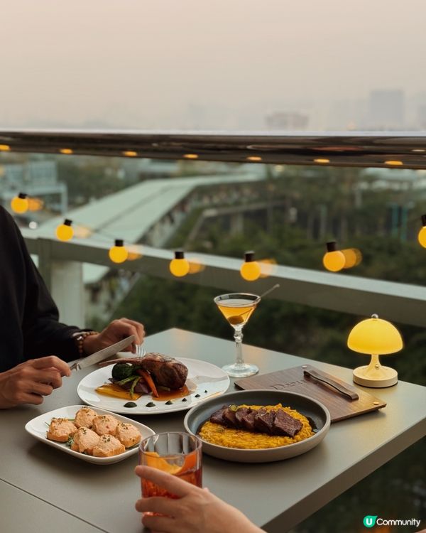 中環ifc隱世海景歐陸餐廳 $38起小食/帶子意粉/和牛                                    