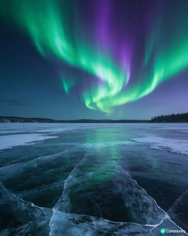拉普蘭極光湖景 🇫🇮✨