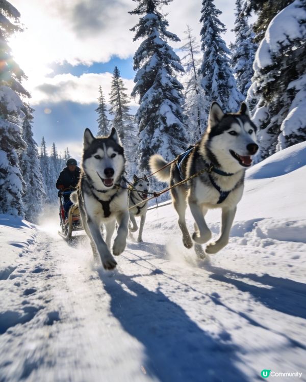 北極小鎮🌟極光、雪橇、馴鹿！🎄