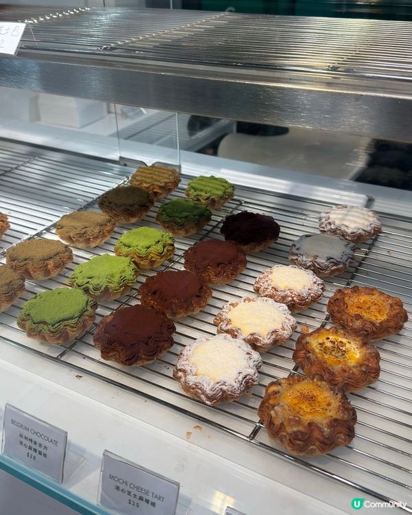 酥脆千層焙茶撻 🍵😋