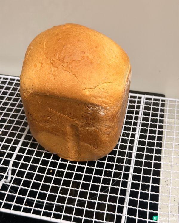 [麵包機食譜]0糖0鹽一鍵出液種香蕉牛奶吐司🍌🥐