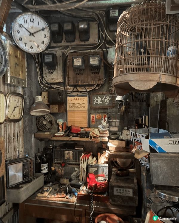九龍寨城公園裡的電影展，還原電影場景，簡直就是1:1復刻，所...