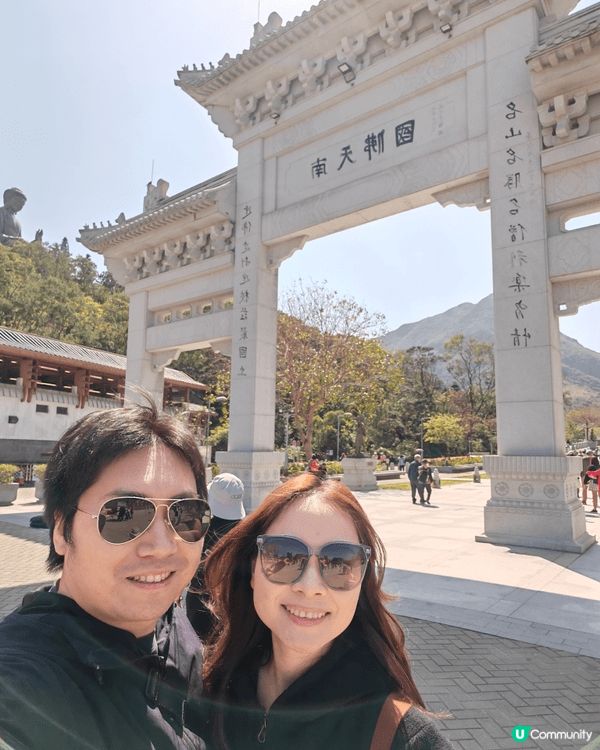 生日正日同家人去昂坪360慶祝，有免費 來回往返纜車搭，中有...