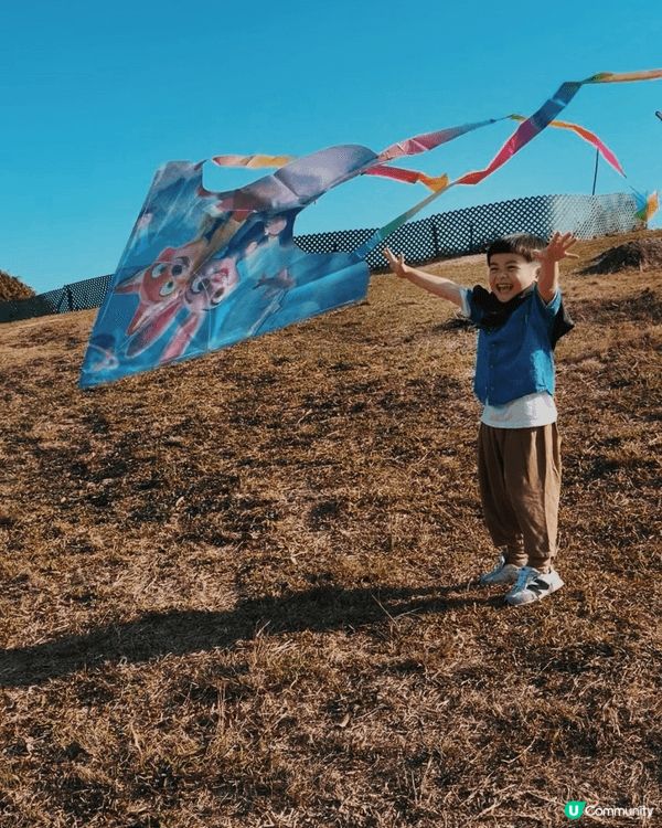 清水灣郊野公園放風箏：）