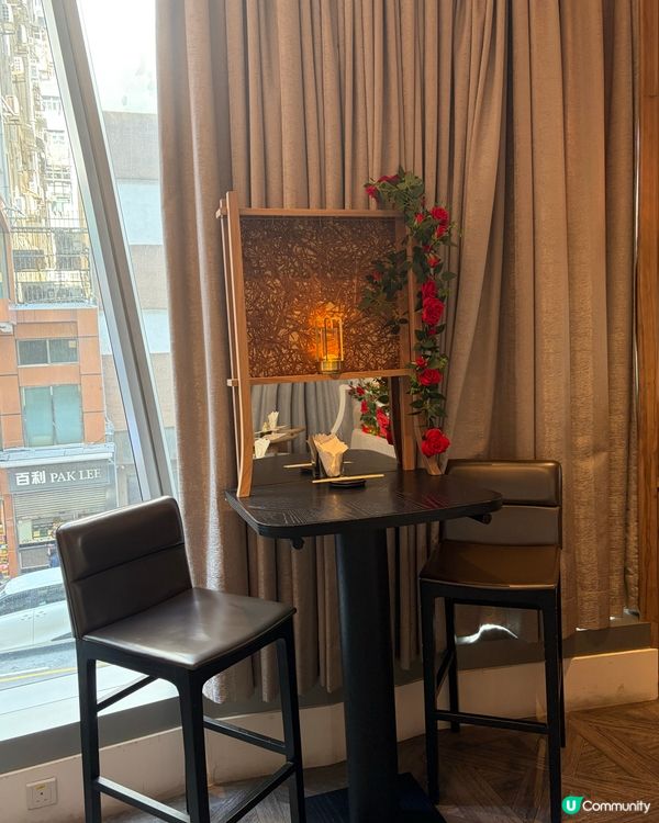 坐餐廳入面竟然睇到地鐵站🤩🥢裝修靚到暈😍😍