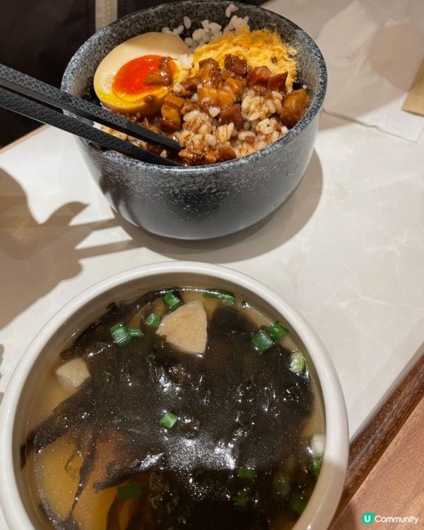 下午茶肉燥飯！😋