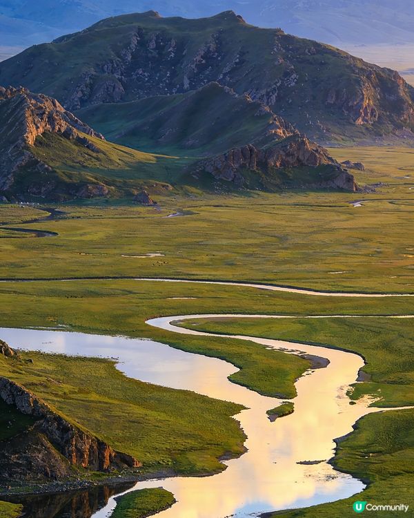 草原神話🤩！九曲十八彎🌅✨