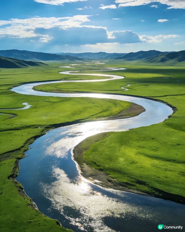 草原神話🤩！九曲十八彎🌅✨