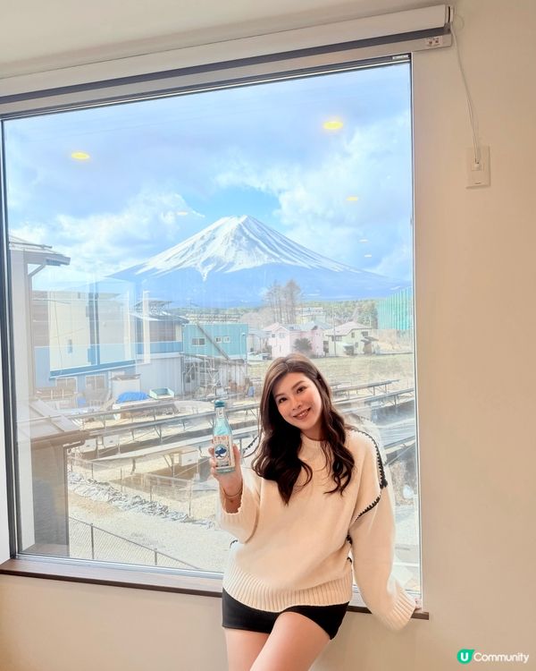 富士山腳下的別墅🏔️開窗就是富士山太幸福