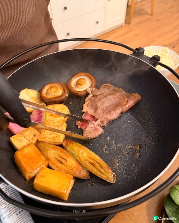 觀塘和牛壽喜燒晚餐🐮