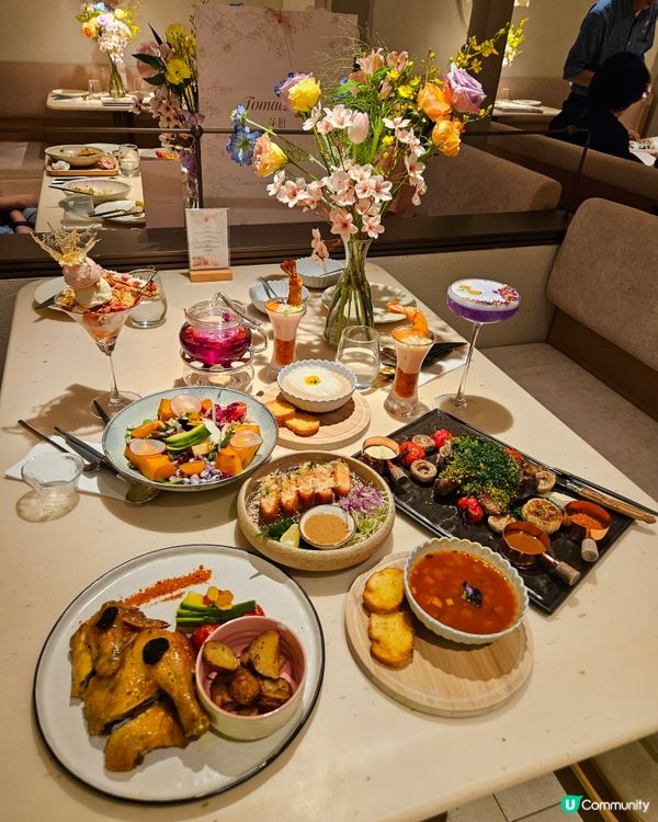 成日去位於銅鑼灣世貿花廚餐廳食下午茶。