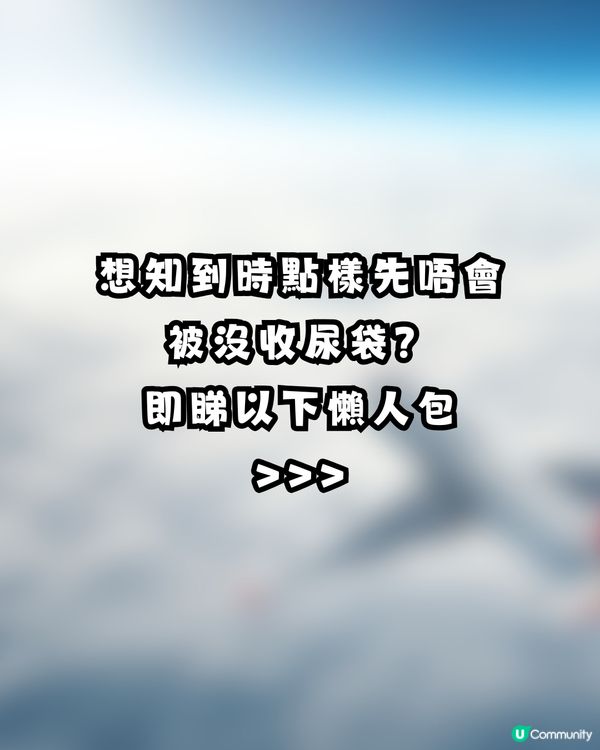 ⚡️遊日警報！日本擬 4 月中起全面禁用「尿袋」？即睇3大重點細節！每人限帶 2 個／機上嚴禁充電？                                   