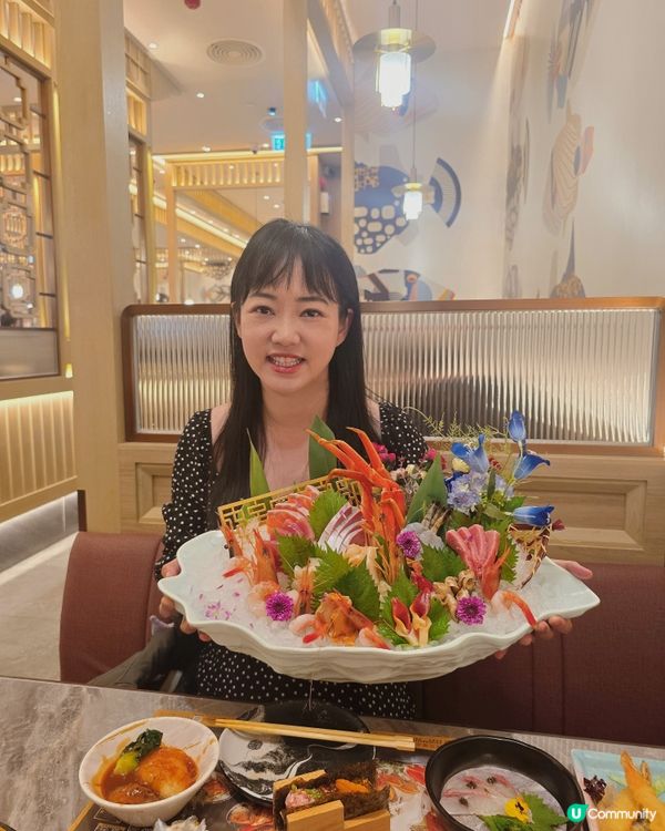 最新新鮮海鮮刺身放題的。任食拖羅