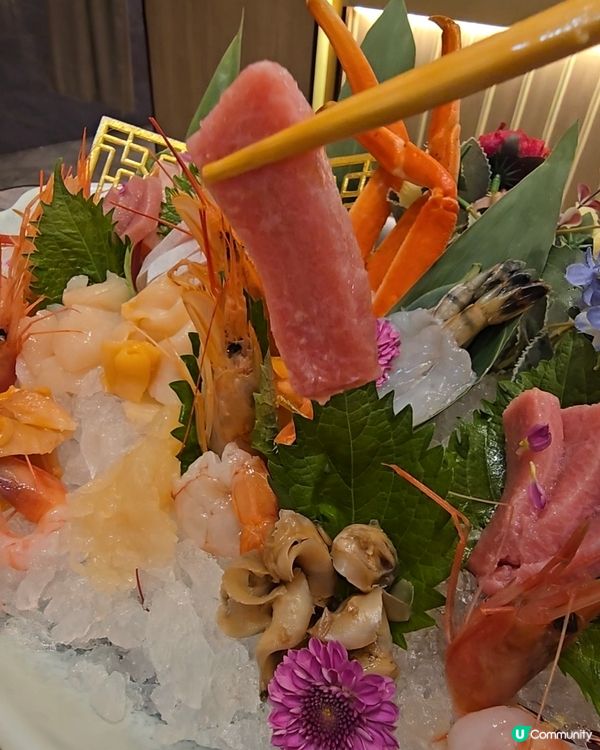 最新新鮮海鮮刺身放題的。任食拖羅