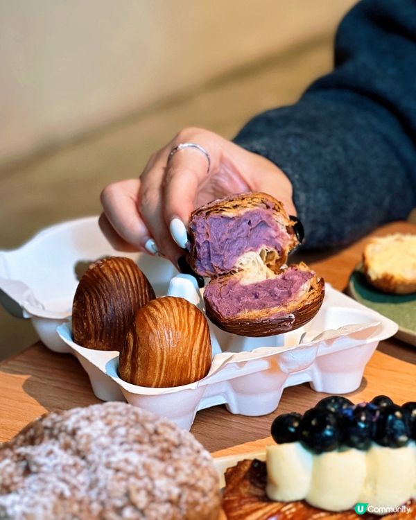 🇭🇰中環人氣麵包店x紫薯流心餡限定新品🍠