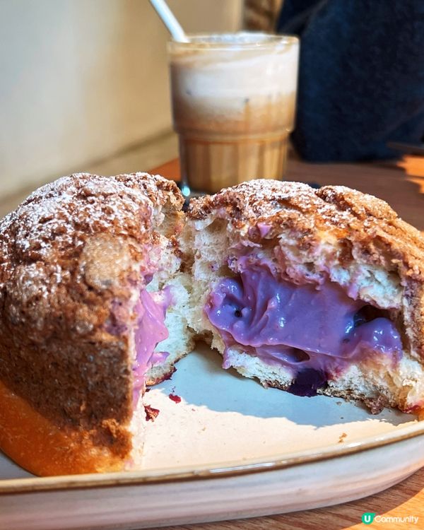 🇭🇰中環人氣麵包店x紫薯流心餡限定新品🍠