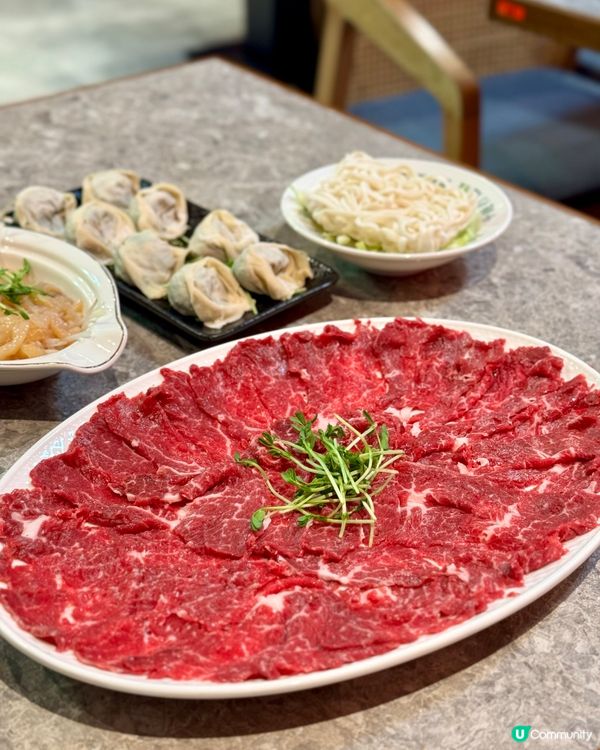 灣仔懷舊經典港式火鍋 手切肥牛肉質鮮甜