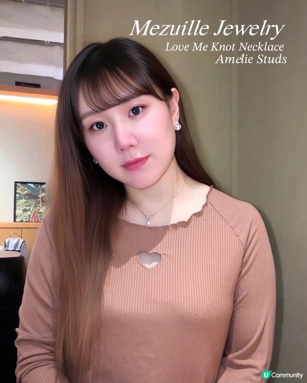 珍珠控表示：頸鏈耳環太靚啦！😍 ✨