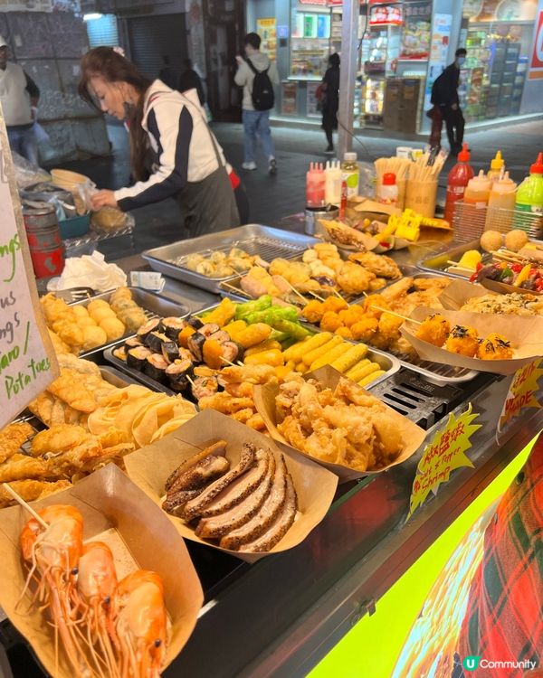 香港人竟然唔知🤩廟街夜市地道暴擊美食天堂😝🔥