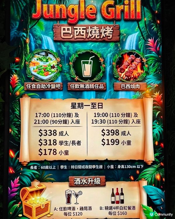 重逢巴西燒烤，老地方新滋味，味蕾滿，心仍暖。