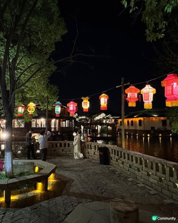 水鄉夜色😍！靚到暈！✨