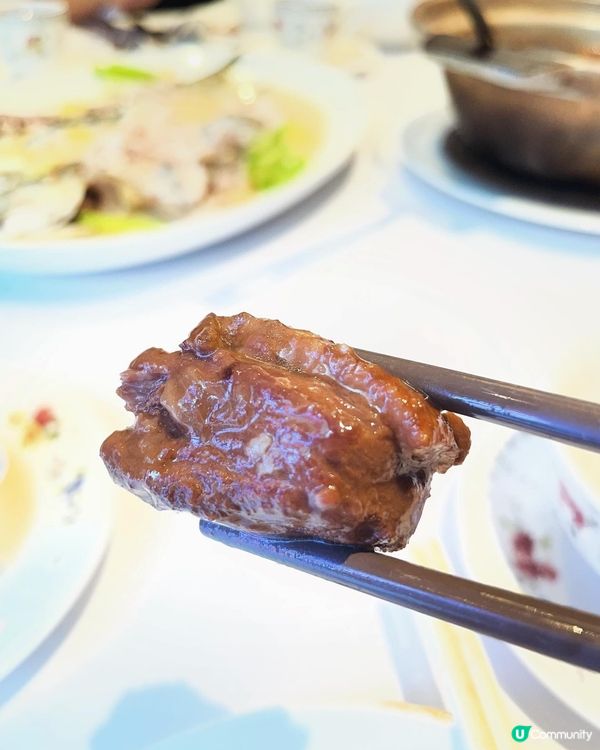 足料花膠羹與腍滑炆鵝