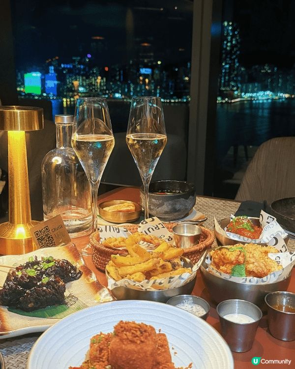 🌃維港夜景宵夜天堂 $189無限暢飲！🍷