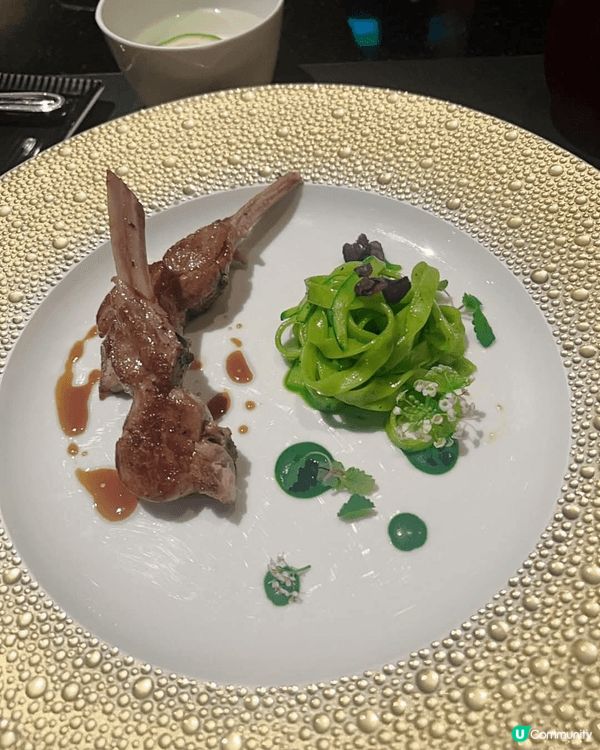 老公帶我去香港喜來登酒店食燭光晚餐，西式美食靚到好似藝術品一...