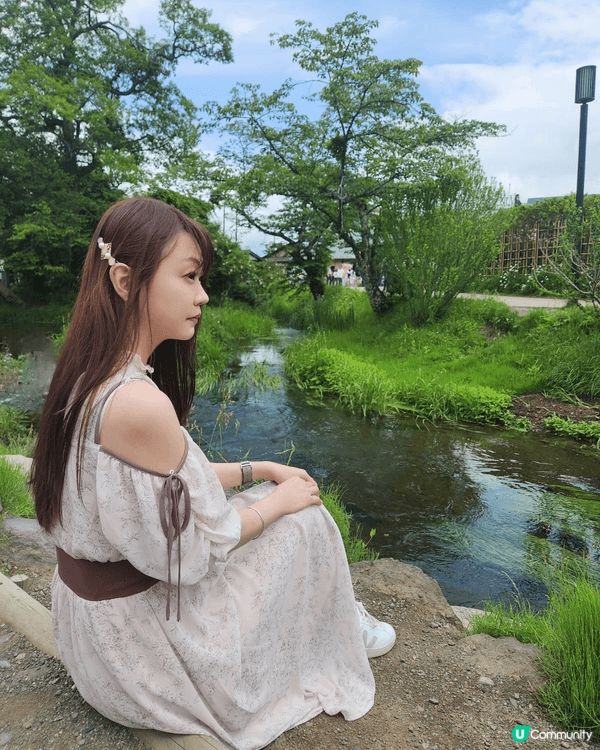 銀山溫泉冬季景色, 覆雪的木造建築群，配上溫泉熱氣，寧靜又詩...