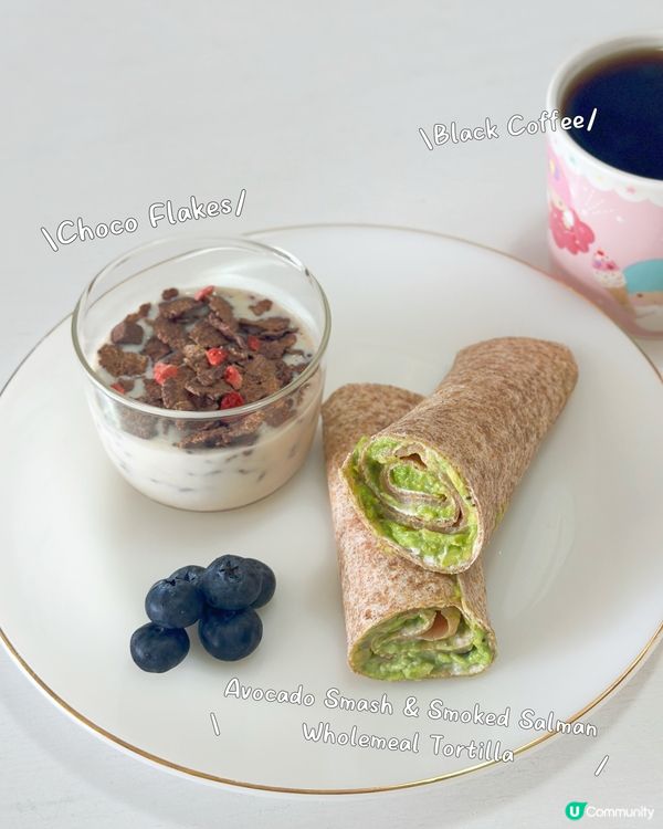 牛油果煙三文魚墨西哥卷餅🌯