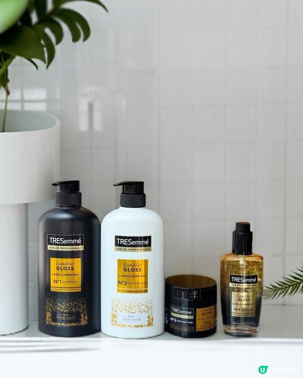 全新TRESemmé 黑金髮光瓶系列