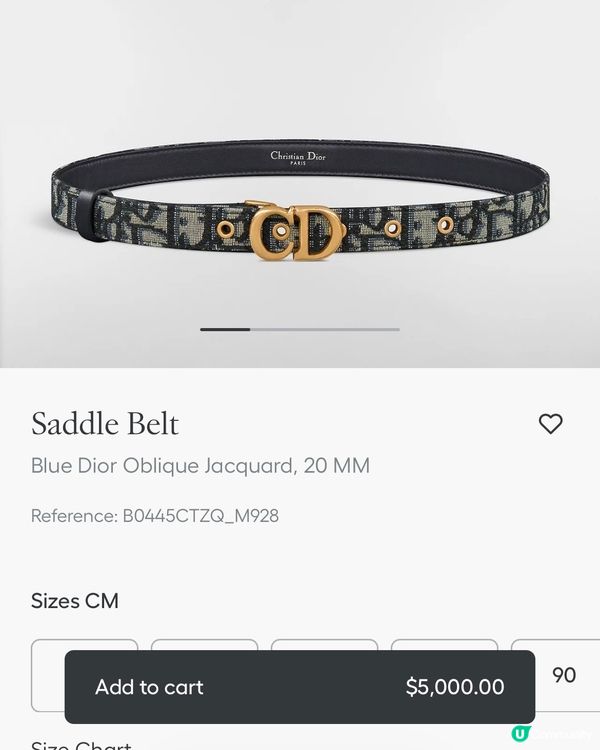 教你低價入手Dior 皮帶！平香港專門店$1300 😱