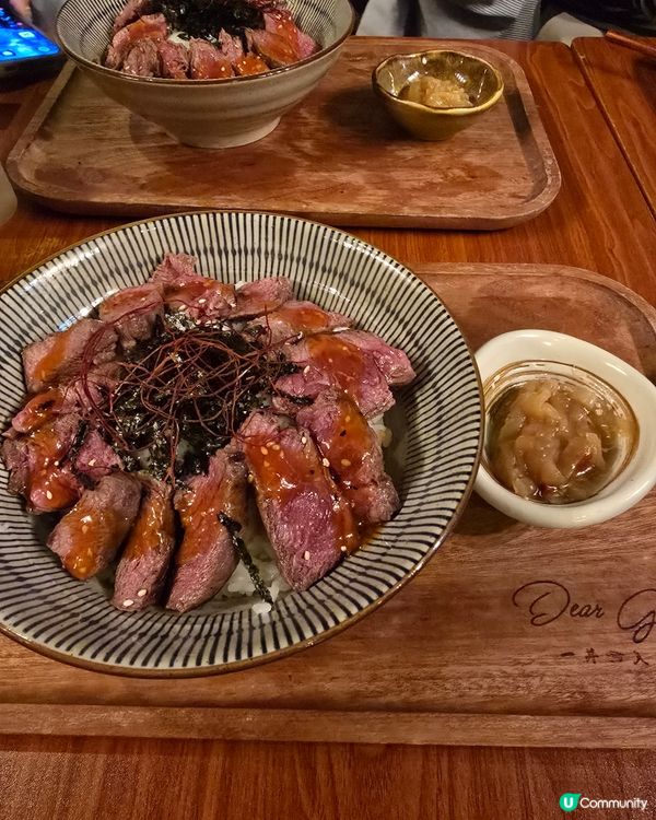 牛扒飯超正！