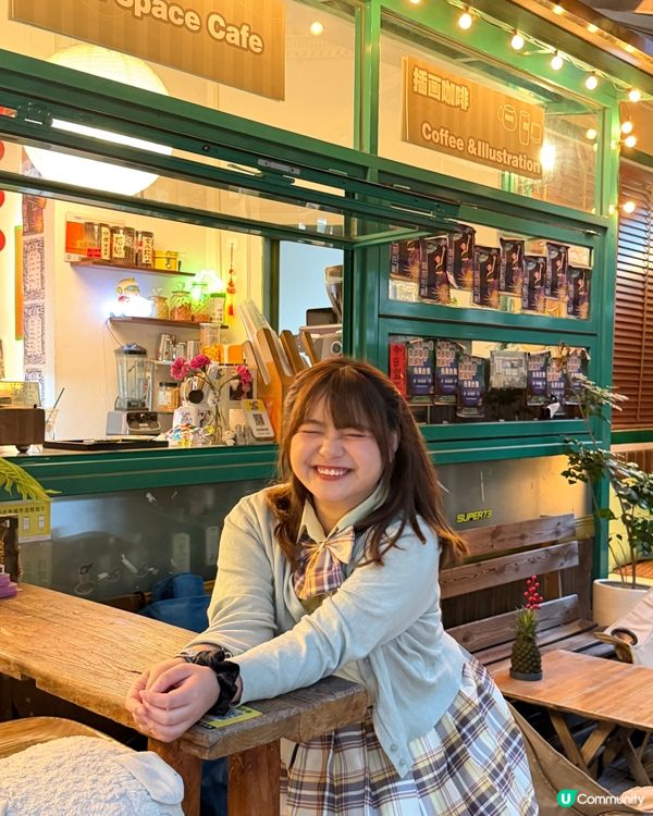 老小區尋寶！插畫師深圳Cafe☕️😍