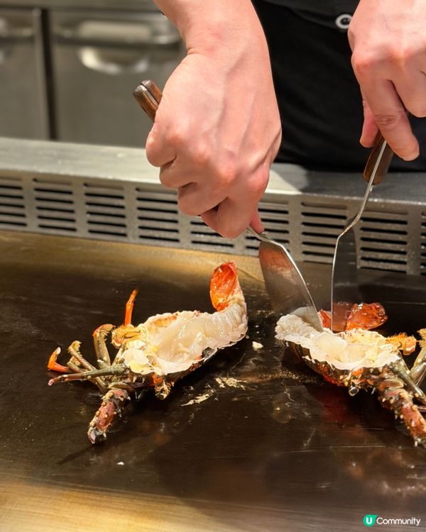 【銅鑼灣｜高質席前海鮮日式鐵板燒】