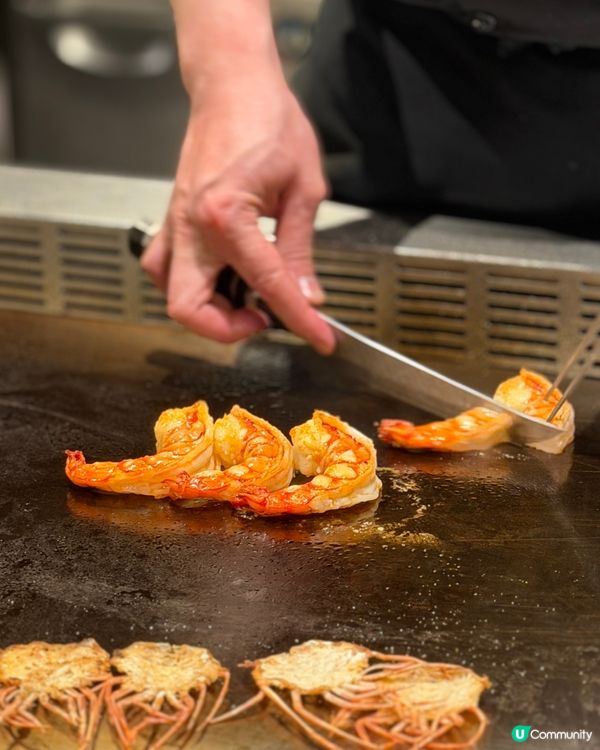 【銅鑼灣｜高質席前海鮮日式鐵板燒】