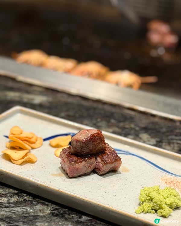 【銅鑼灣｜高質席前海鮮日式鐵板燒】